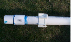 2 inch pipe, coupler and centering bushing